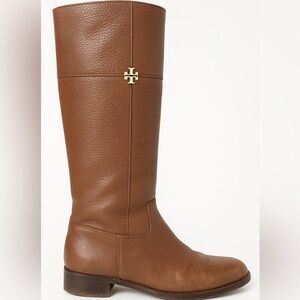 Tory Burch Tan Leather Jolie Riding Boots